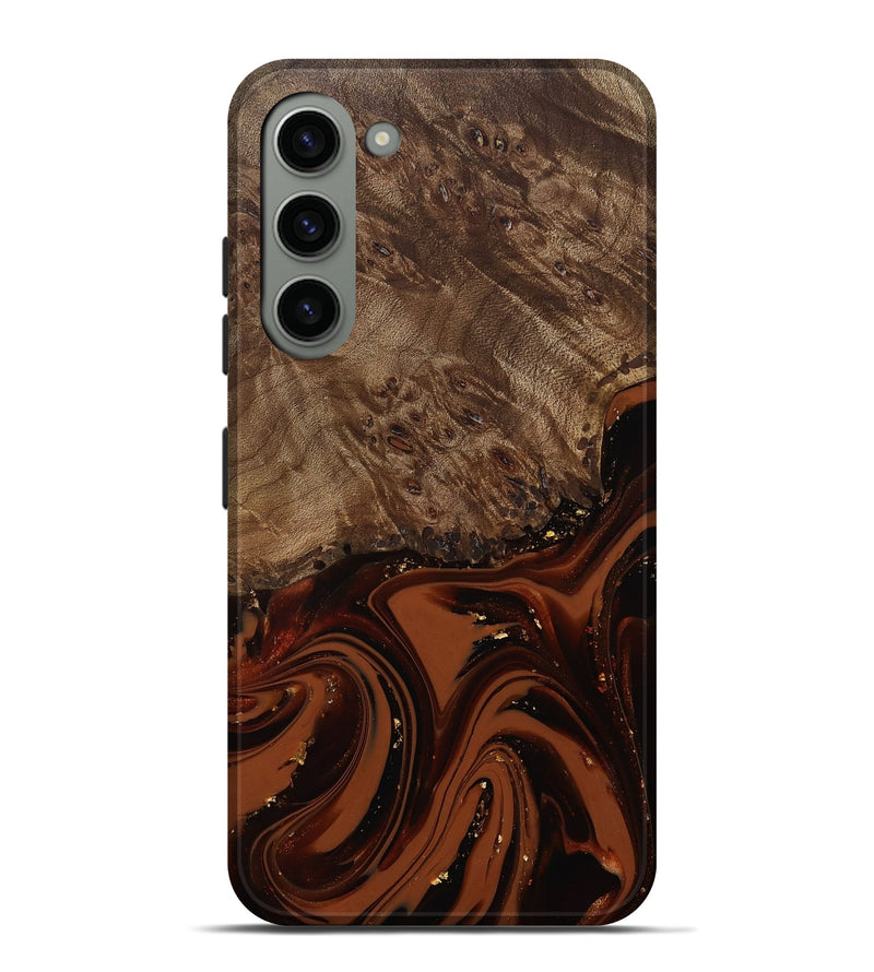 Galaxy S23 Plus Wood Live Edge Phone Case - Elsa (Red, 809469)