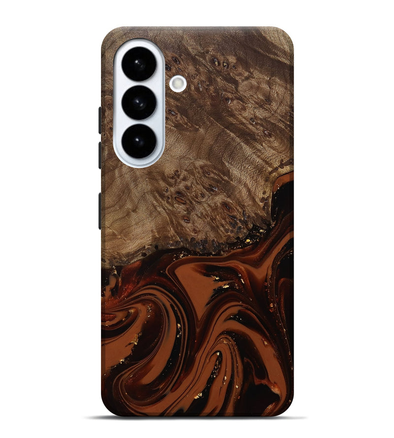 Galaxy S26 Plus Wood Live Edge Phone Case - Elsa (Red, 809469)