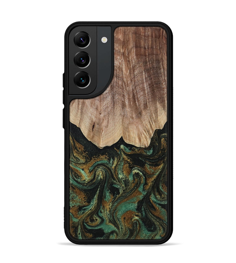 Galaxy S22 Plus Wood Phone Case - Kelsea (Green, 809585)