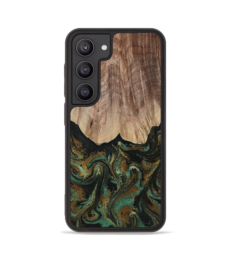 Galaxy S23 Wood Phone Case - Kelsea (Green, 809585)
