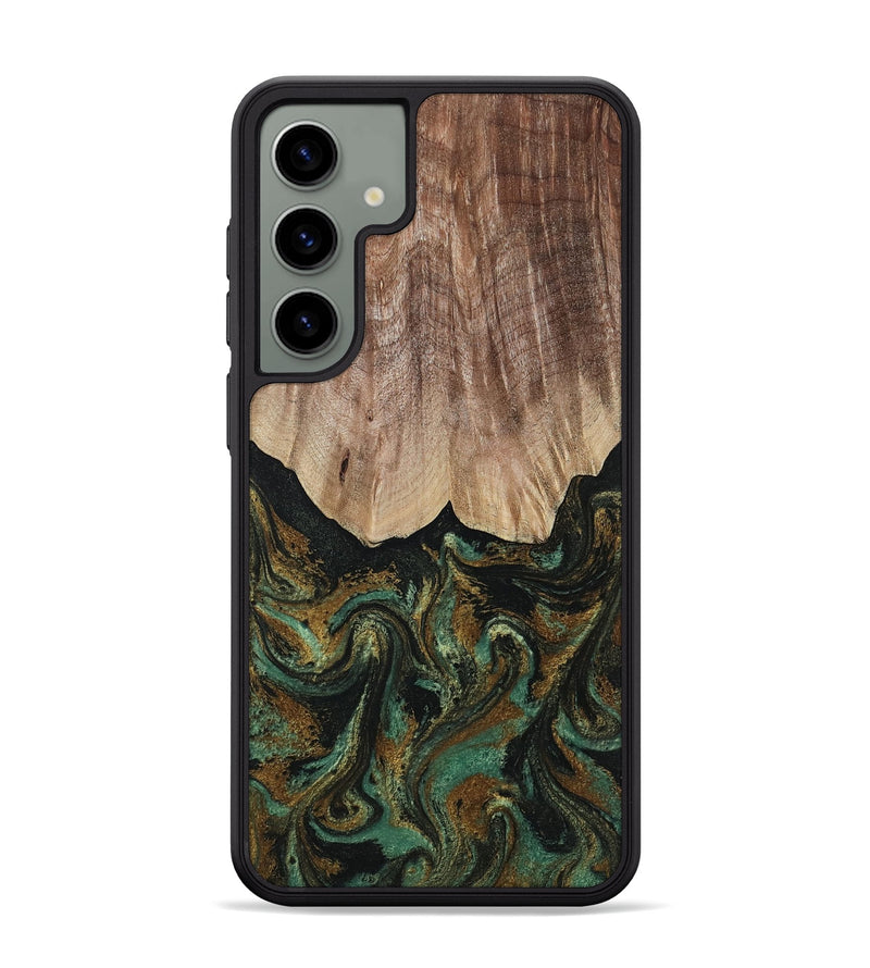 Galaxy S24 Plus Wood Phone Case - Kelsea (Green, 809585)