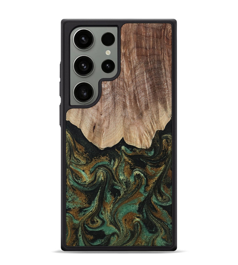 Galaxy S24 Ultra Wood Phone Case - Kelsea (Green, 809585)