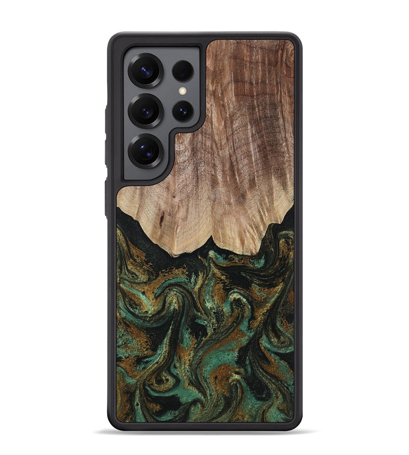 Galaxy S25 Ultra Wood Phone Case - Kelsea (Green, 809585)