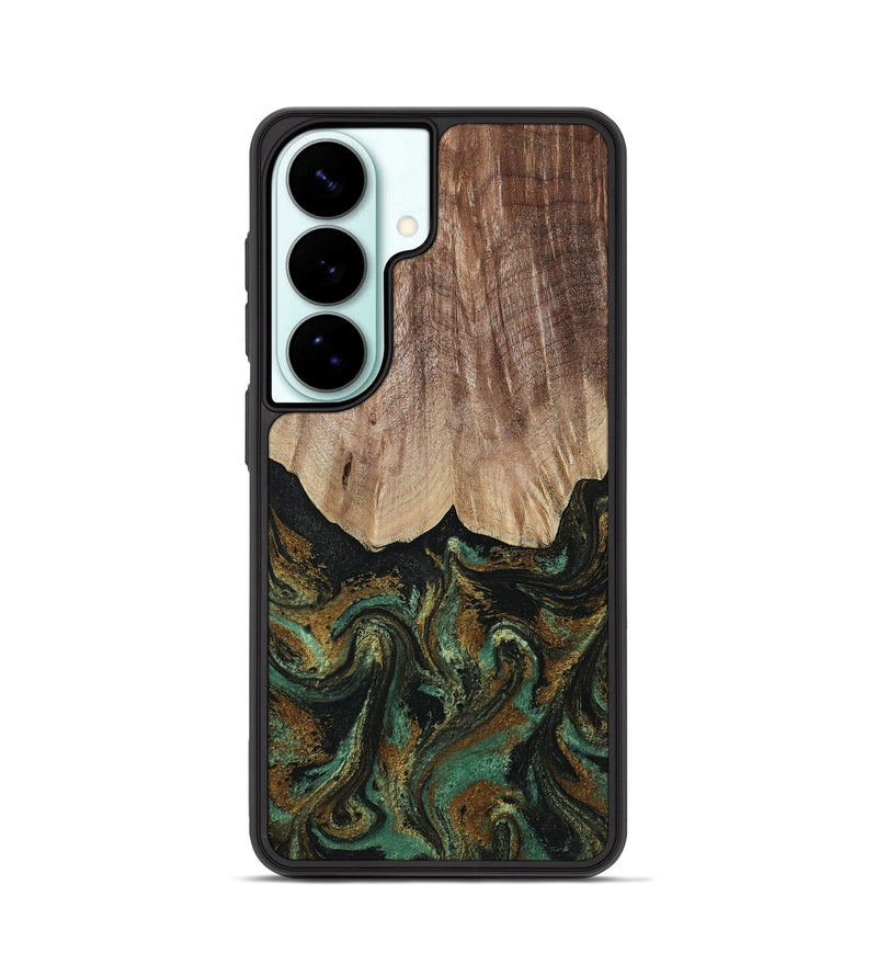 Galaxy S26 Wood Phone Case - Kelsea (Green, 809585)