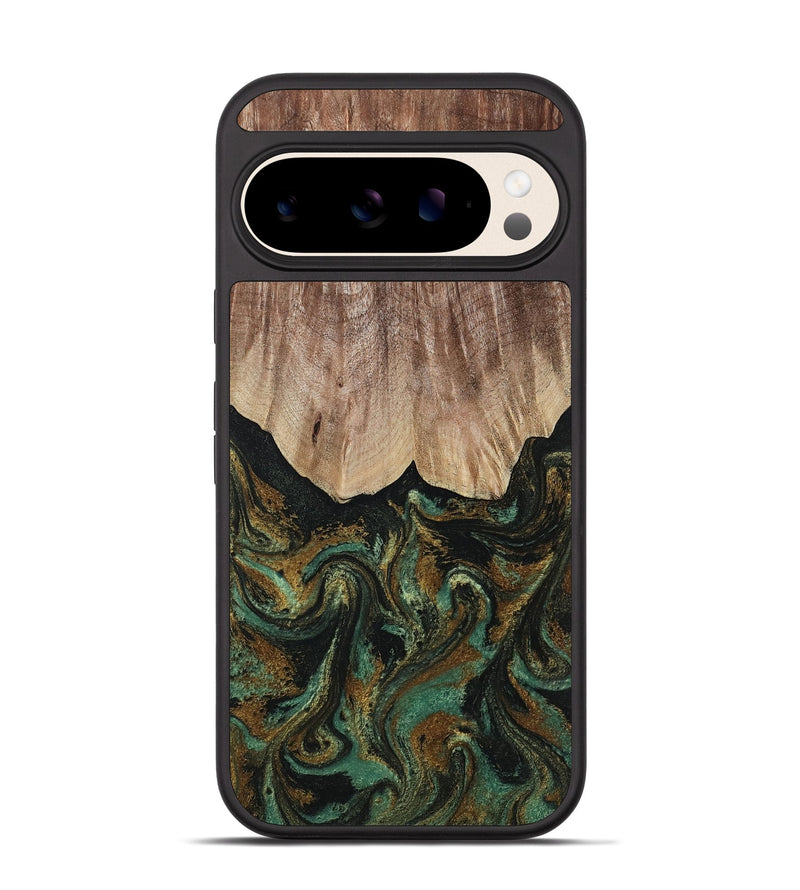 Pixel 10 Wood Phone Case - Kelsea (Green, 809585)