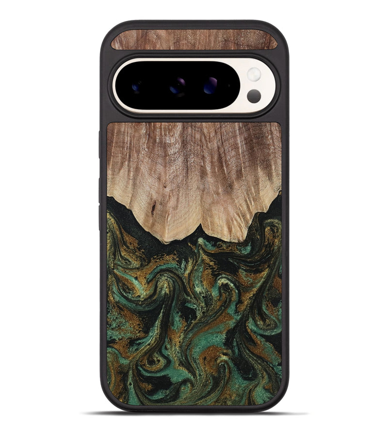 Pixel 10 Pro XL Wood Phone Case - Kelsea (Green, 809585)
