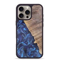 iPhone 16 Pro Max Wood Phone Case - Zelda (Blue, 809601)