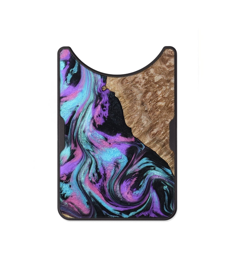 Alloy Wood Wallet - Lon (Purple, 809666)