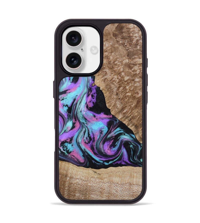 iPhone 17 Wood Phone Case - Lon (Purple, 809666)