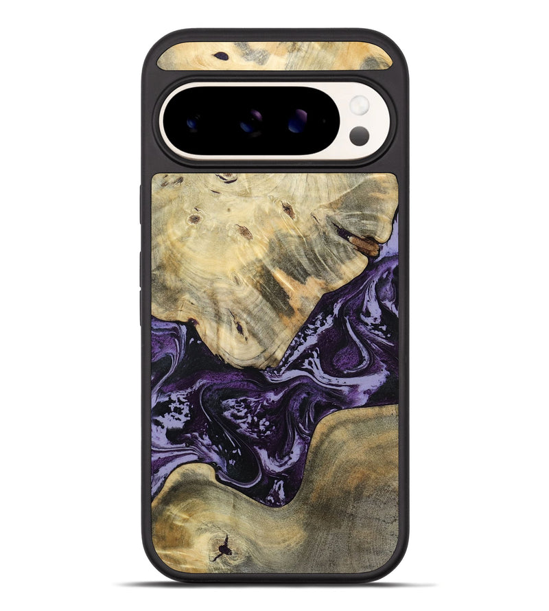 Pixel 10 Pro XL Wood Phone Case - Curley (Purple, 809668)