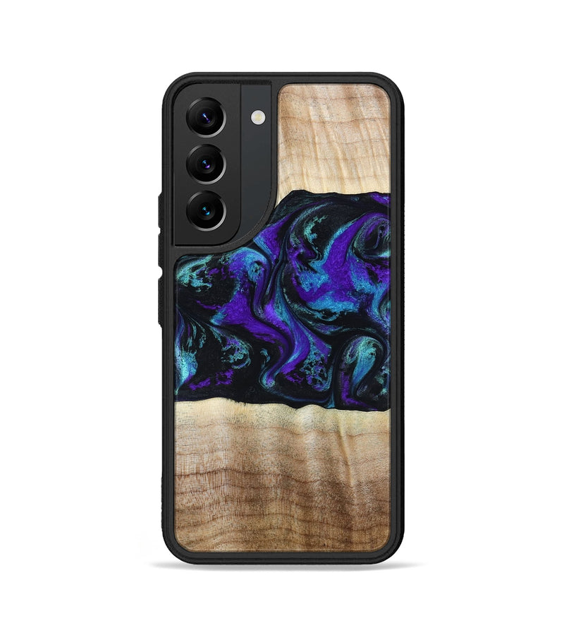 Galaxy S22 Wood Phone Case - Monroe (Purple, 809672)