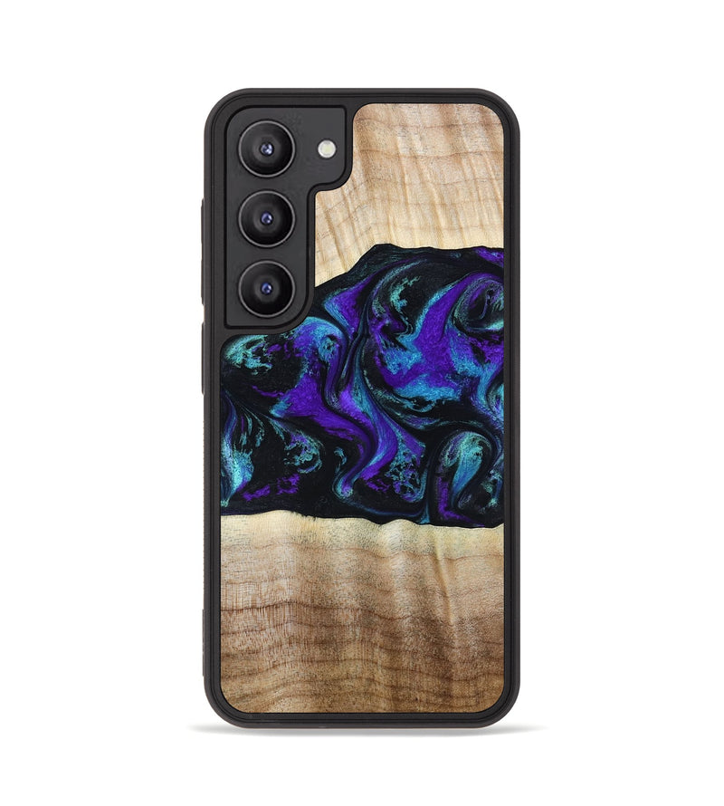 Galaxy S23 Wood Phone Case - Monroe (Purple, 809672)