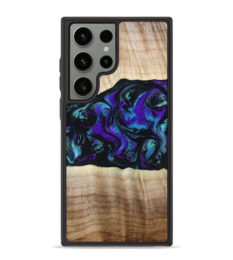 Galaxy S23 Ultra Wood Phone Case - Monroe (Purple, 809672)