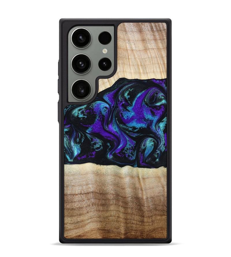Galaxy S24 Ultra Wood Phone Case - Monroe (Purple, 809672)