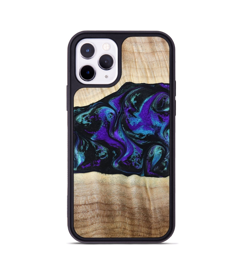 iPhone 11 Pro Wood Phone Case - Monroe (Purple, 809672)