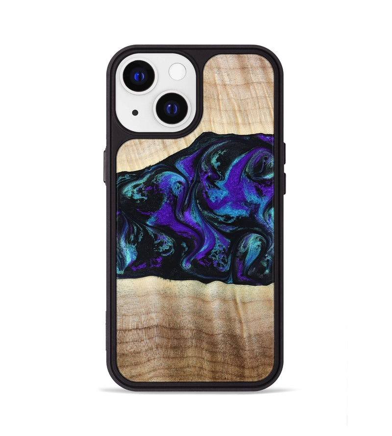 iPhone 13 Wood Phone Case - Monroe (Purple, 809672)