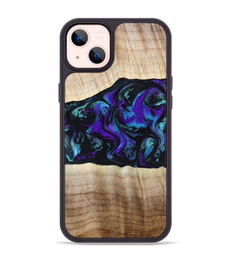 iPhone 14 Plus Wood Phone Case - Monroe (Purple, 809672)