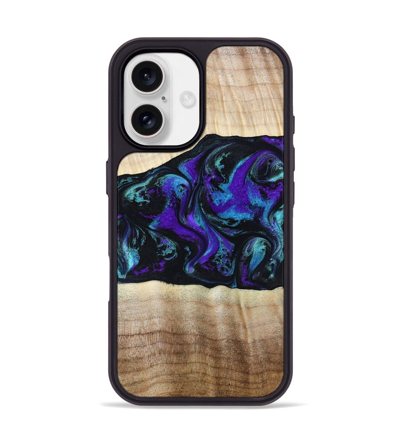 iPhone 17 Wood Phone Case - Monroe (Purple, 809672)