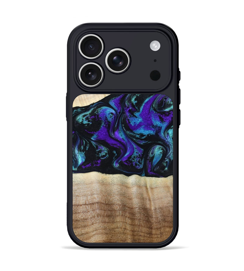 iPhone 17 Pro Wood Phone Case - Monroe (Purple, 809672)