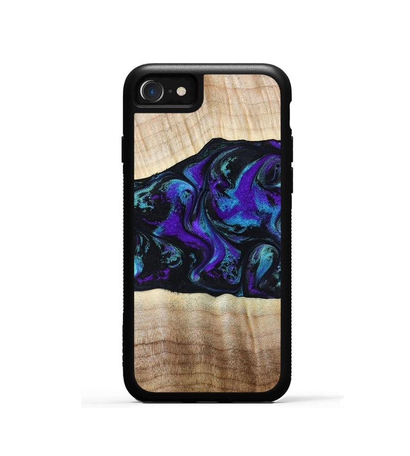 iPhone SE Wood Phone Case - Monroe (Purple, 809672)