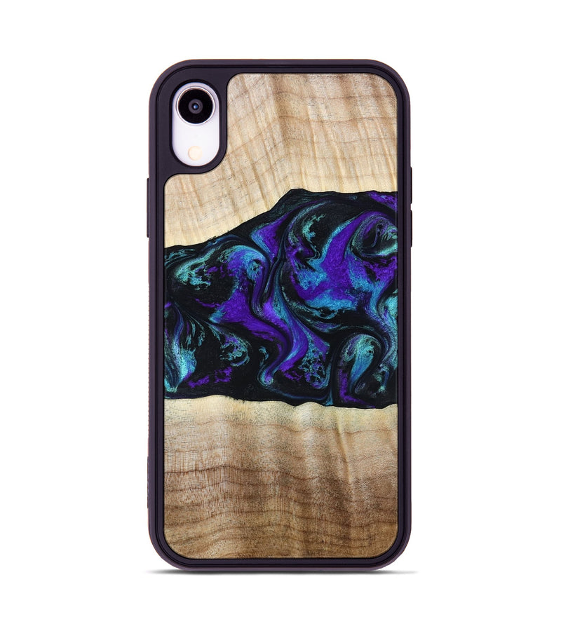 iPhone Xr Wood Phone Case - Monroe (Purple, 809672)