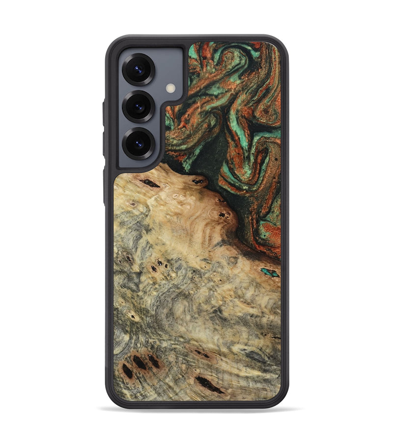 Galaxy S25 Plus Wood Phone Case - Erika (Green, 809748)