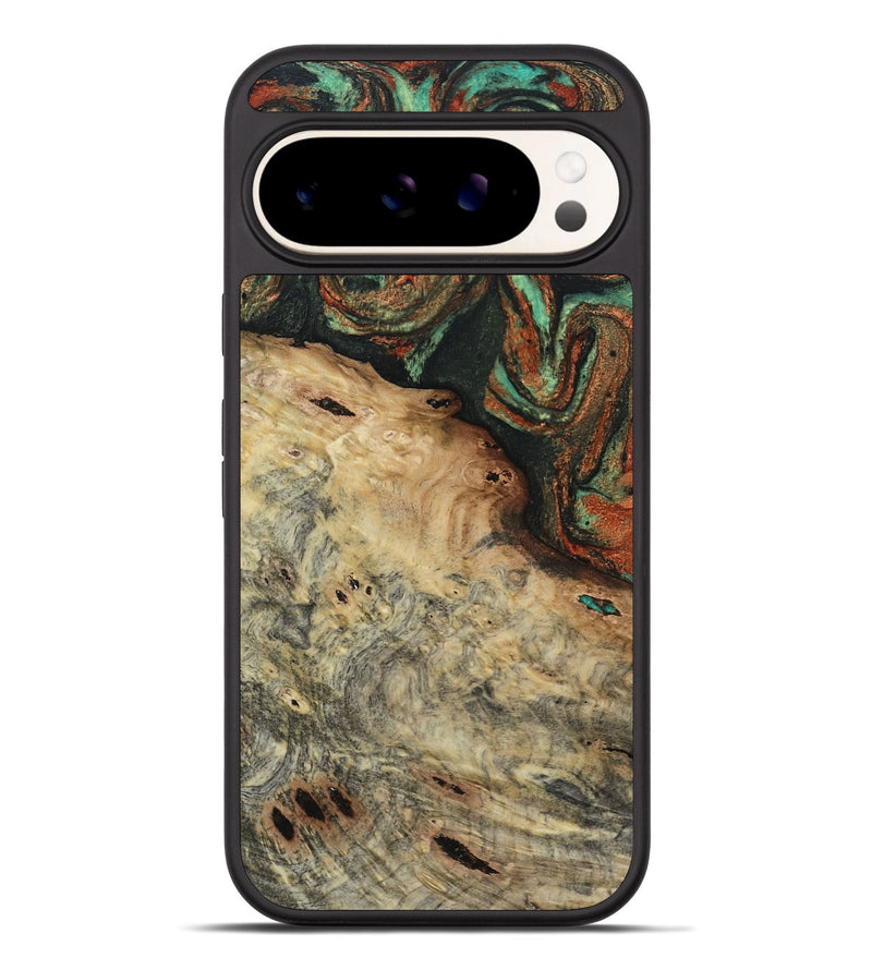 Pixel 9 Pro XL Wood Phone Case - Erika (Green, 809748)