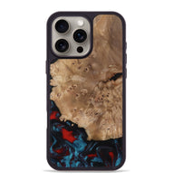 iPhone 16 Pro Max Wood Phone Case - Pink (Red, 809765)