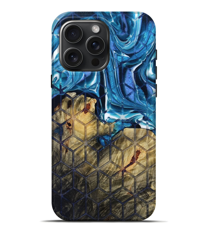 iPhone 16 Pro Max Wood Live Edge Phone Case - Madden (Pattern, 809769)