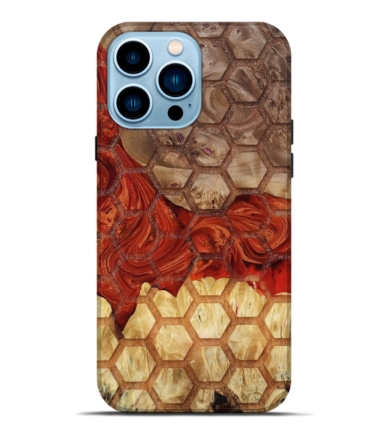 iPhone 14 Pro Max Wood Live Edge Phone Case - Kaylin (Pattern, 809770)