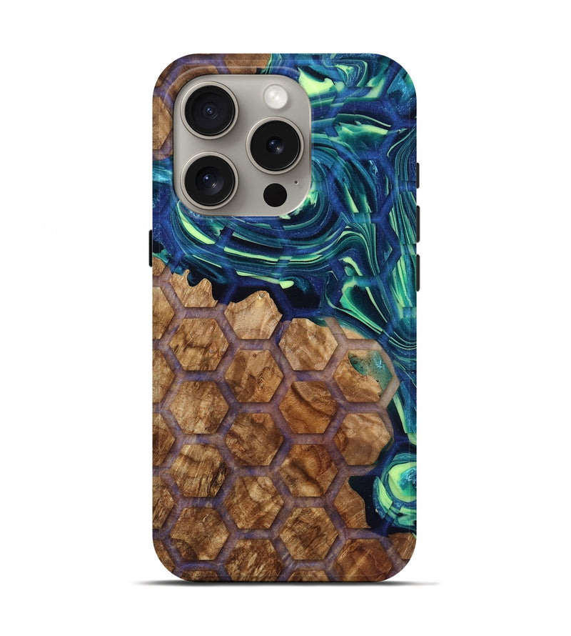 iPhone 16 Pro Wood Live Edge Phone Case - Julio (Pattern, 809773)