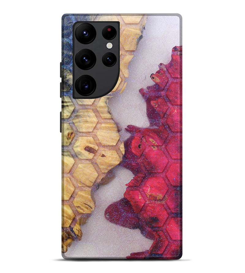 Galaxy S22 Ultra Wood Live Edge Phone Case - Kalie (Pattern, 809775)