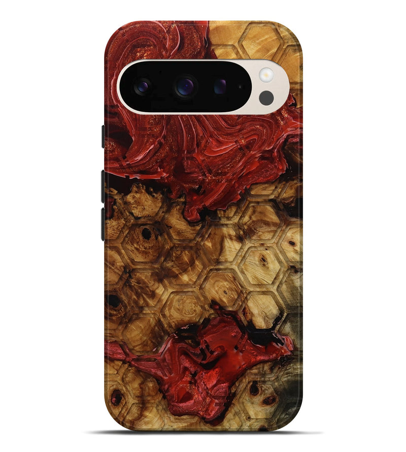 Pixel 10 Pro XL Wood Live Edge Phone Case - Pansy (Pattern, 809777)