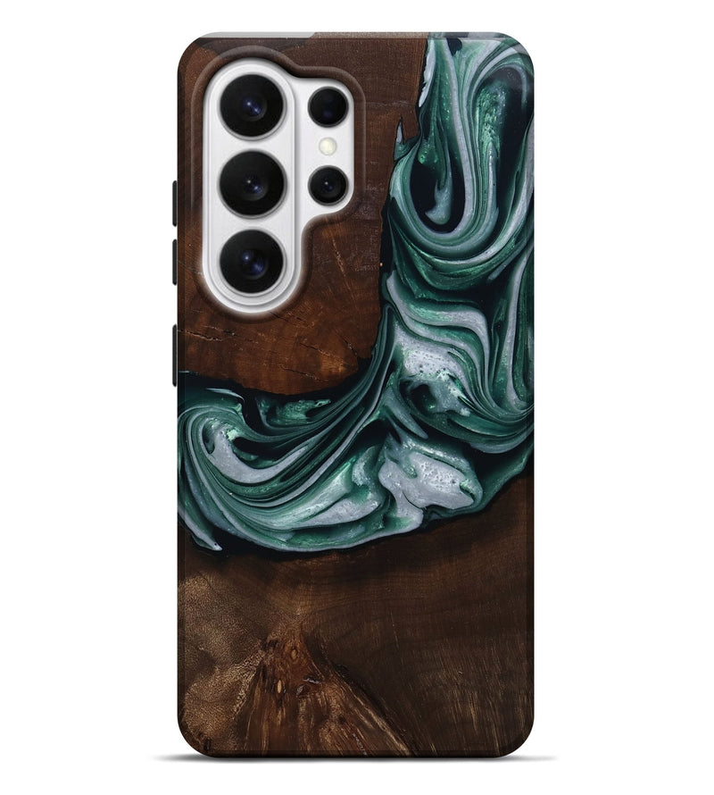 Galaxy S26 Ultra Wood Live Edge Phone Case - Domingo (Green, 809782)