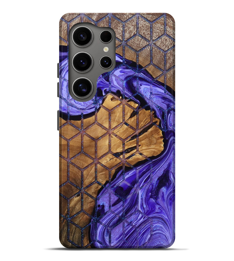 Galaxy S25 Ultra Wood Live Edge Phone Case - Aretha (Pattern, 809785)