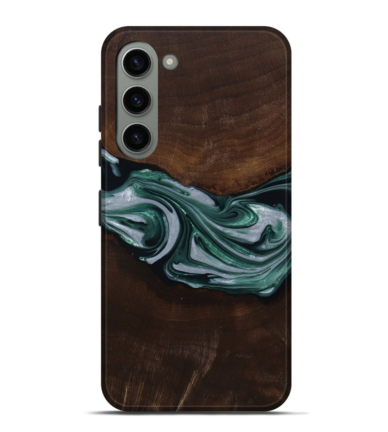 Galaxy S23 Plus Wood Live Edge Phone Case - Milan (Green, 809790)