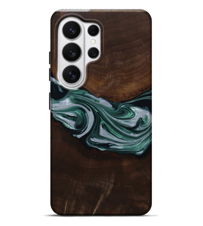 Galaxy S26 Ultra Wood Live Edge Phone Case - Milan (Green, 809790)