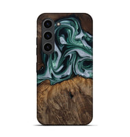 Galaxy S23 Wood Live Edge Phone Case - Delano (Green, 809799)