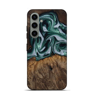 Galaxy S24 Wood Live Edge Phone Case - Delano (Green, 809799)