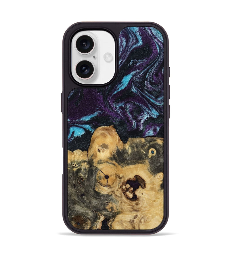 iPhone 17 Wood Phone Case - Isamar (Purple, 809818)