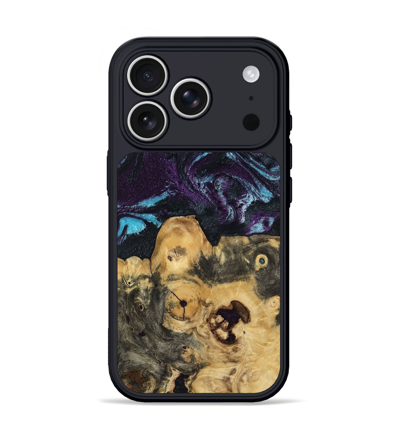 iPhone 17 Pro Wood Phone Case - Isamar (Purple, 809818)