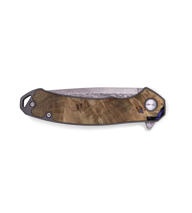 EDC Wood Pocket Knife - Hans (Purple, 809819)