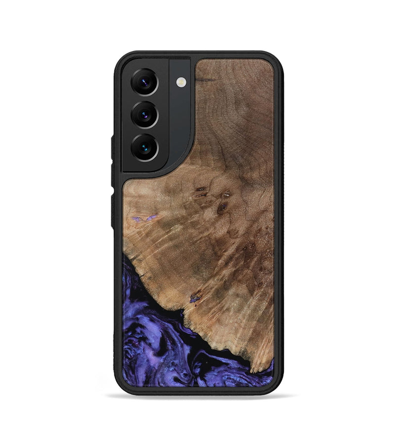 Galaxy S22 Wood Phone Case - Hans (Purple, 809819)