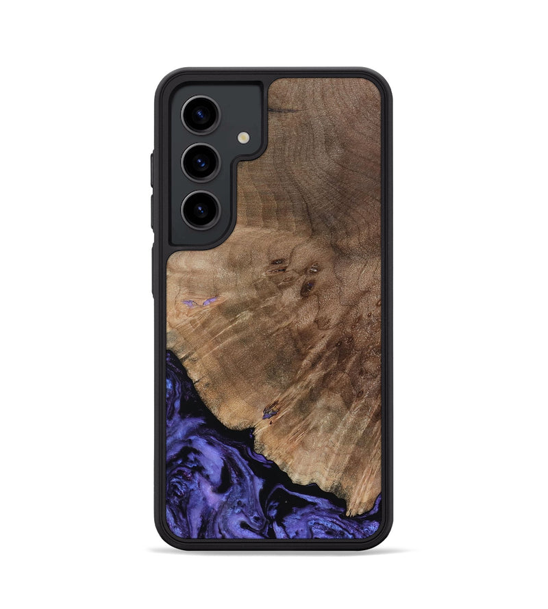 Galaxy S24 Wood Phone Case - Hans (Purple, 809819)