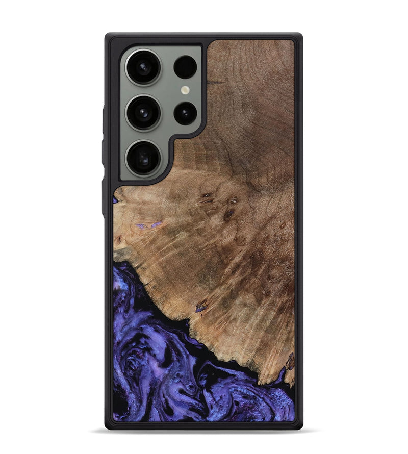 Galaxy S24 Ultra Wood Phone Case - Hans (Purple, 809819)