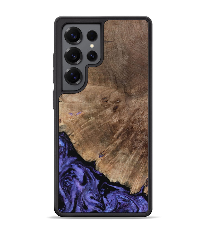 Galaxy S25 Ultra Wood Phone Case - Hans (Purple, 809819)