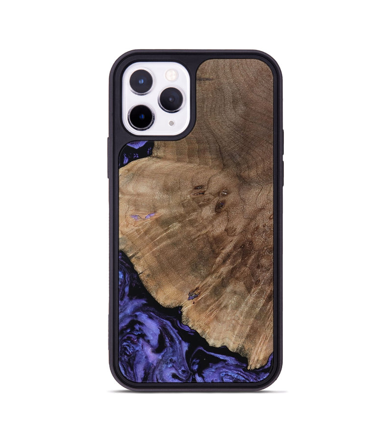 iPhone 11 Pro Wood Phone Case - Hans (Purple, 809819)