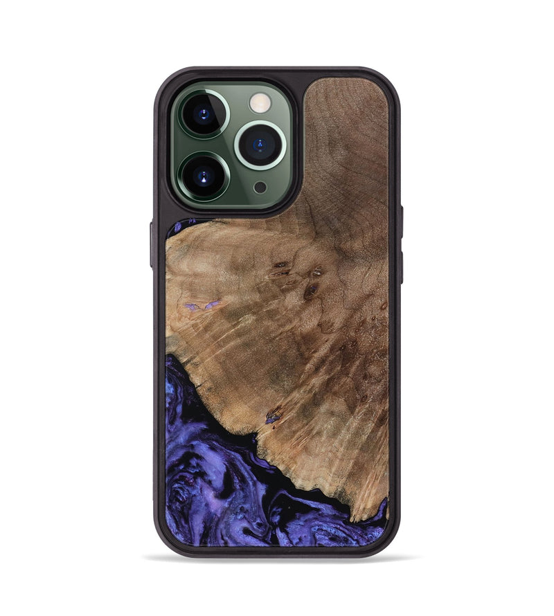 iPhone 13 Pro Wood Phone Case - Hans (Purple, 809819)