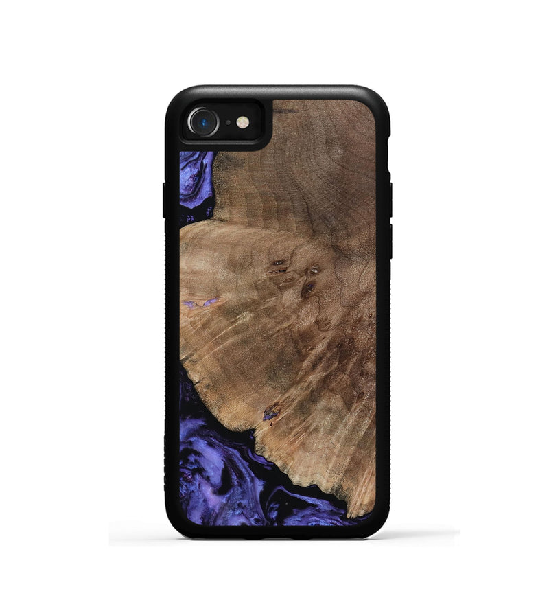 iPhone SE Wood Phone Case - Hans (Purple, 809819)