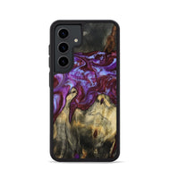 Galaxy S24 Wood Phone Case - Jaylee (Purple, 809821)